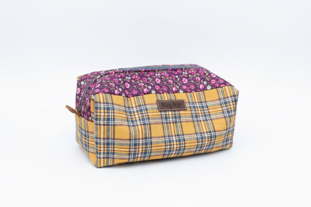 Violet Flannel XL Pouch