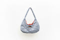 Satin Flower Shoulder Bag