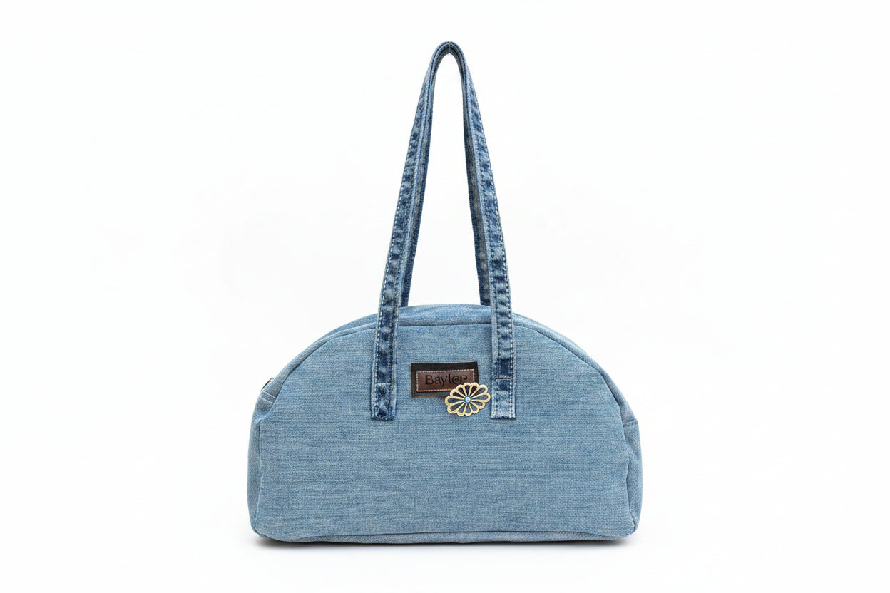 Bell Bottom Denim Purse