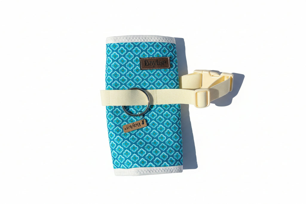 Turquoise Rain Saddle Water Bottle Holder