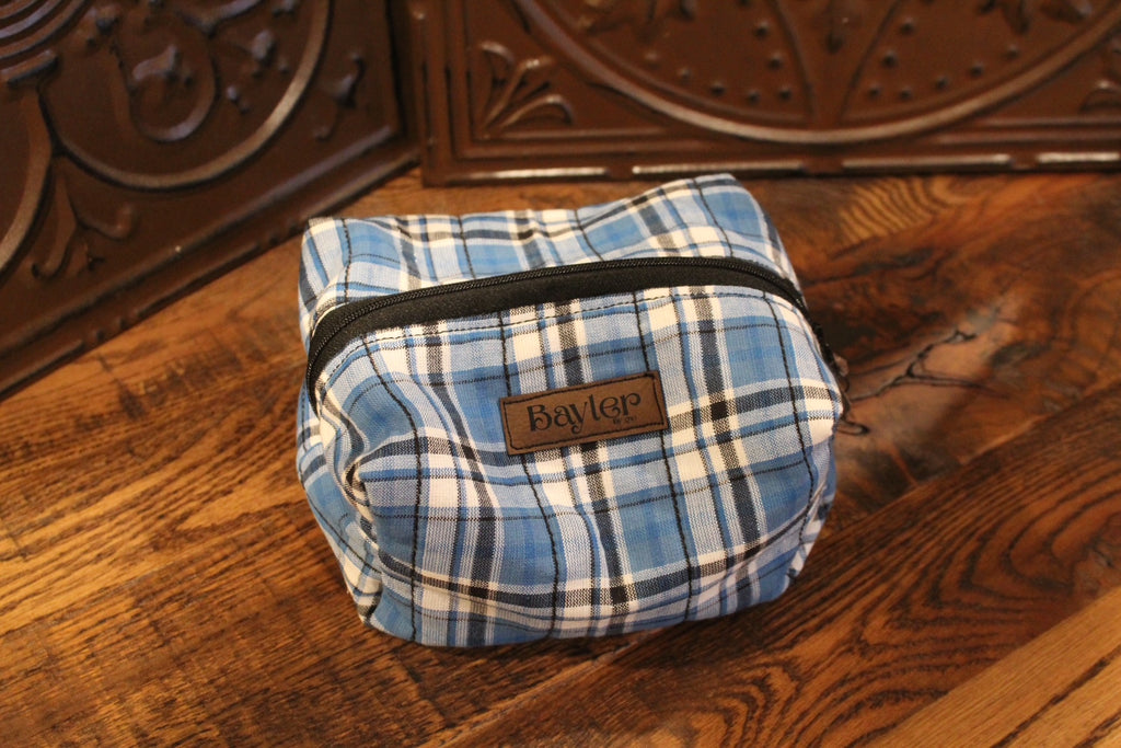 Small Plaid Pouch
