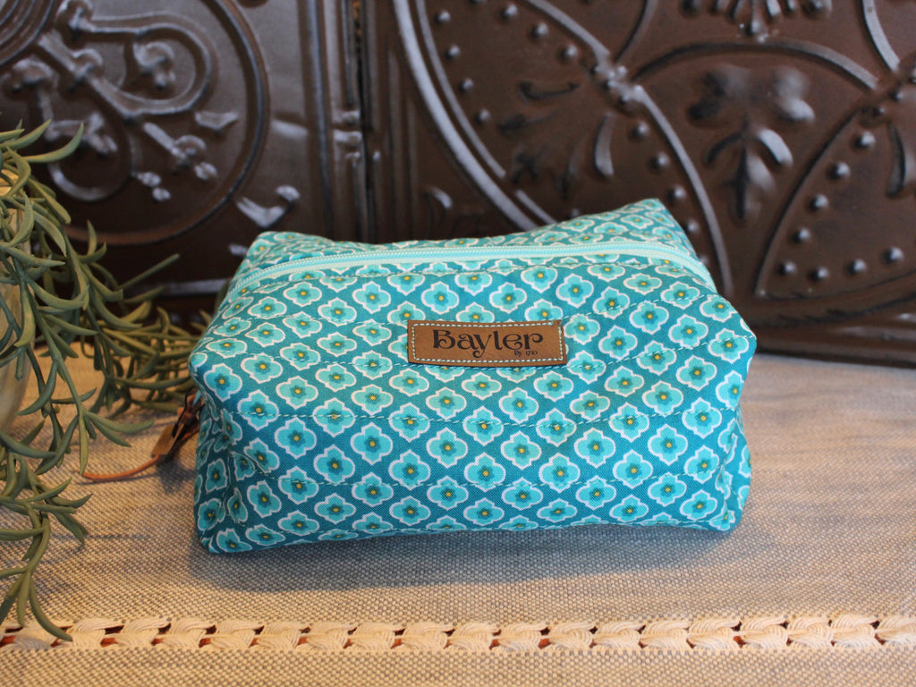 Turquoise Shimmer Small Pouch