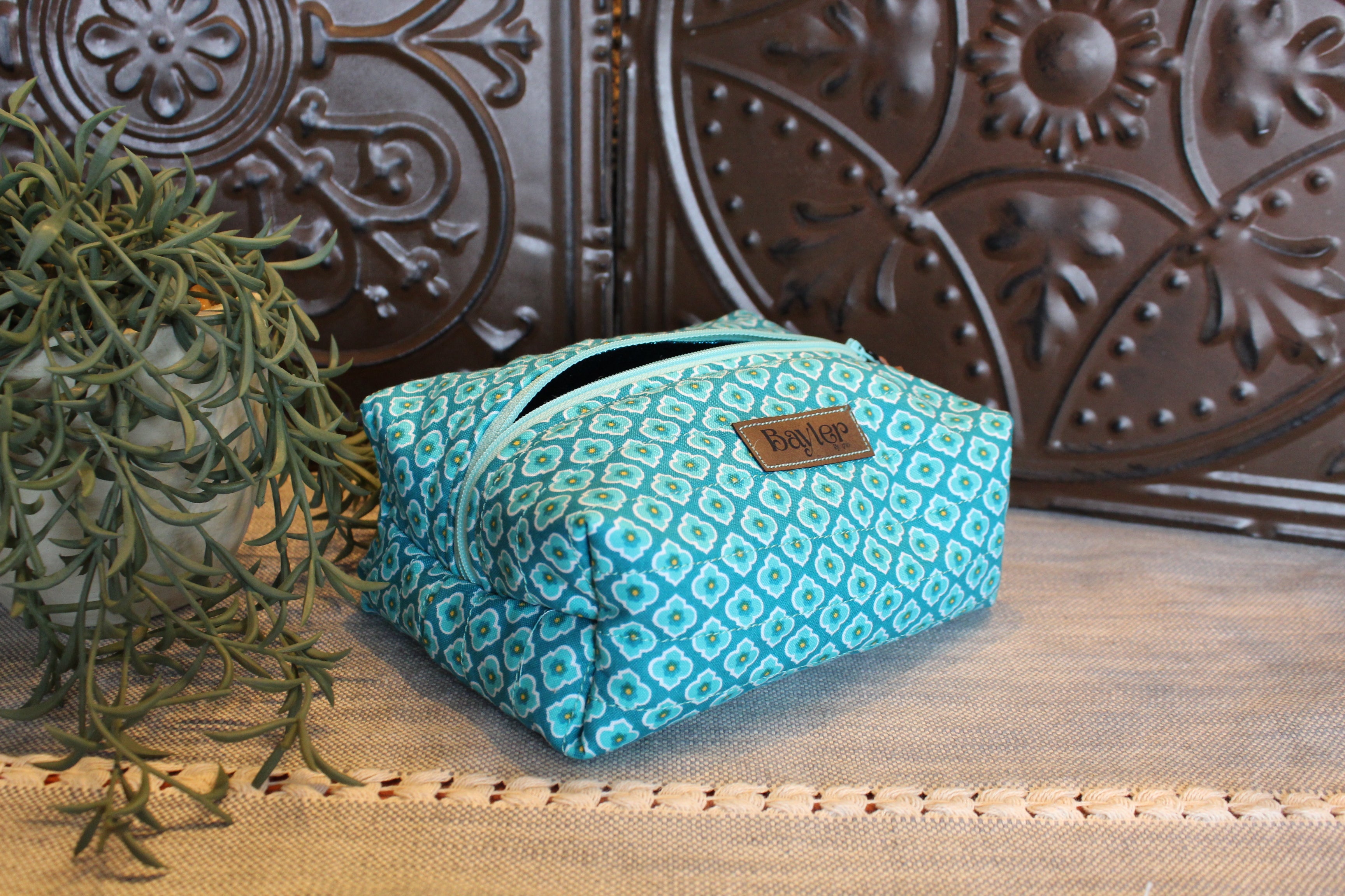 Turquoise Shimmer Small Pouch