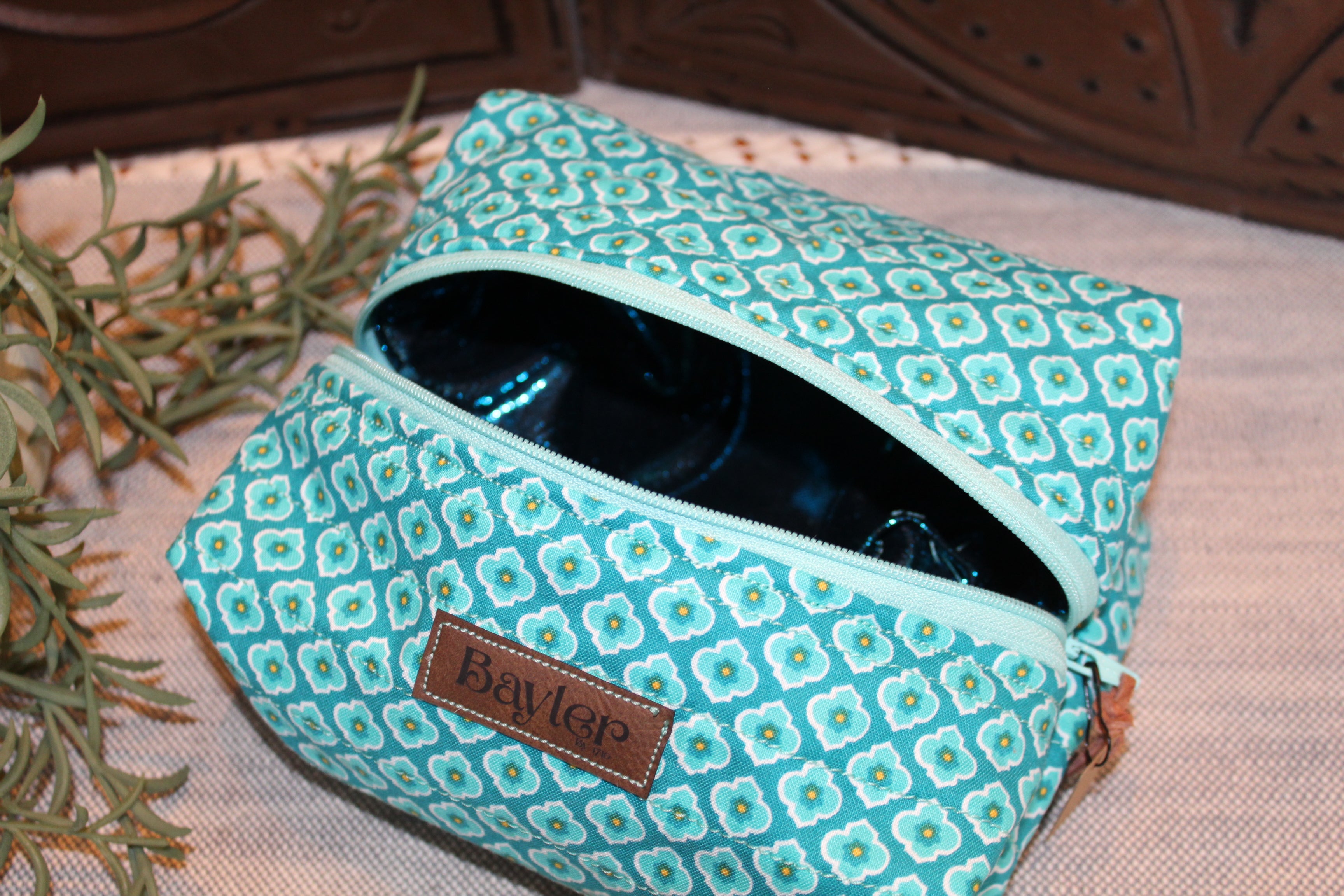 Turquoise Shimmer Small Pouch