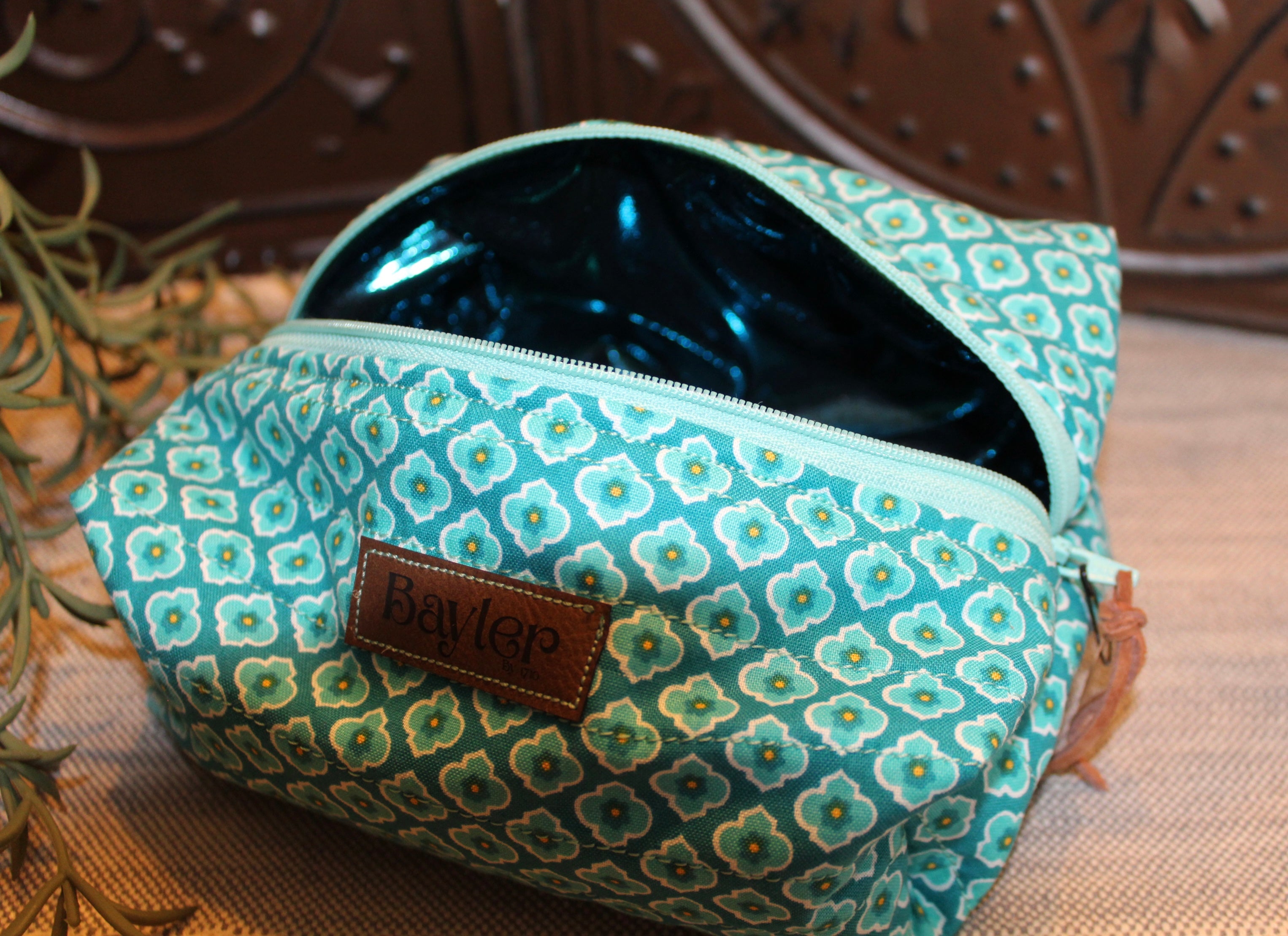 Turquoise Shimmer Small Pouch