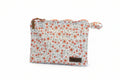 Blazing Flower Flat Zip Bag