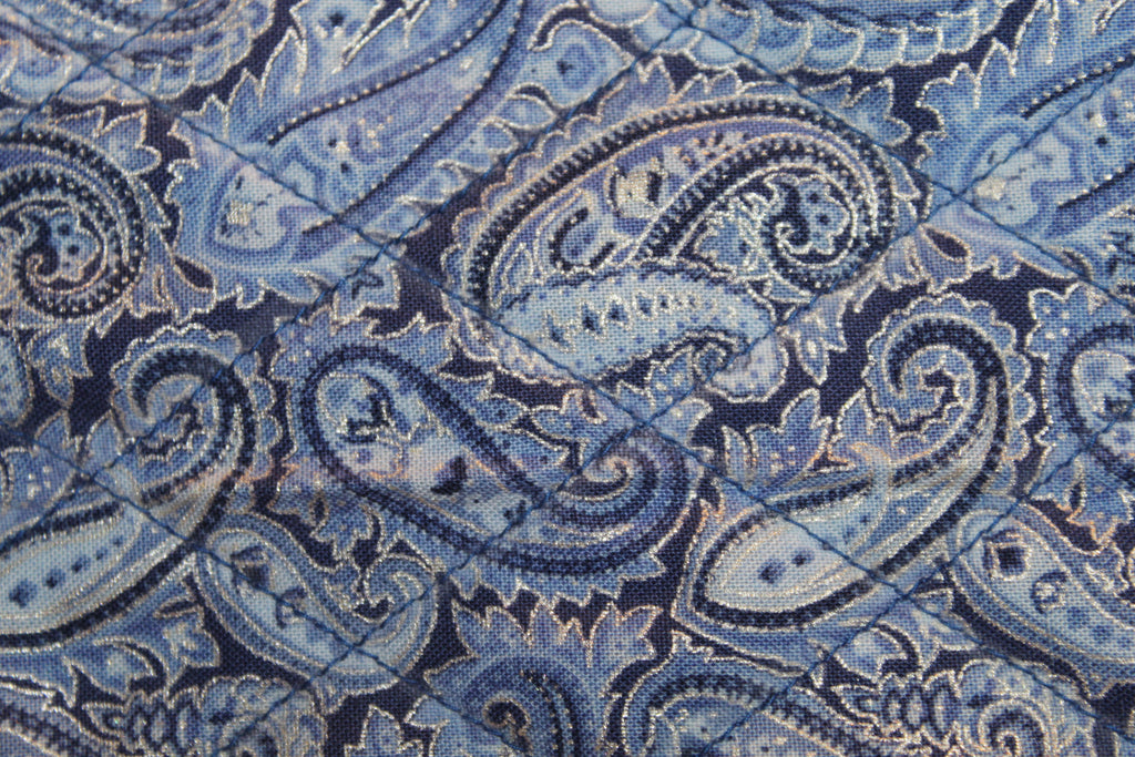 Paisley Flat Zip Bag