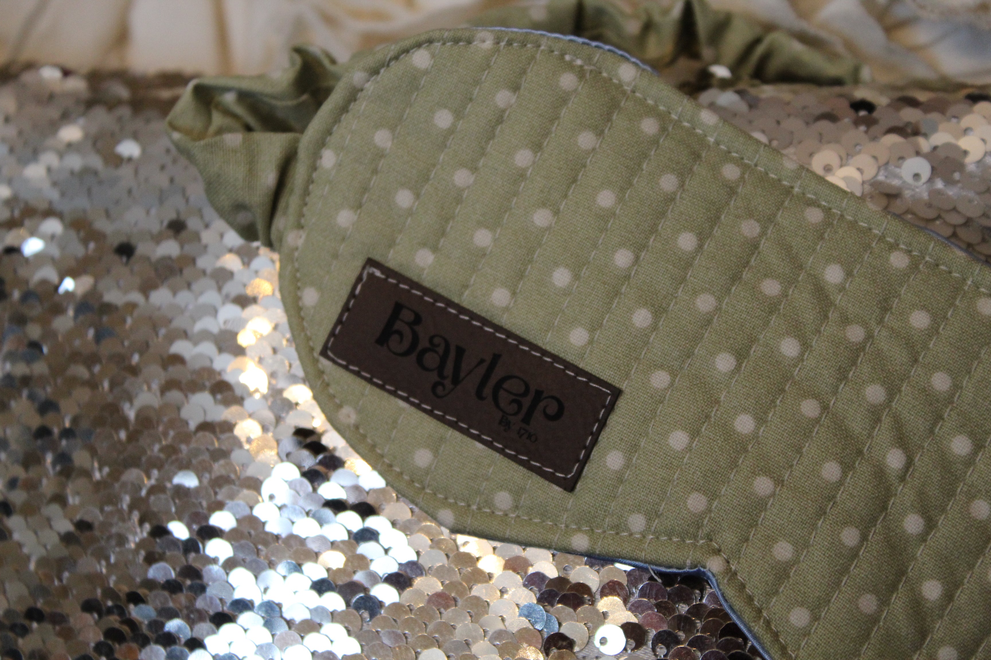 Polka Sage Eye Mask