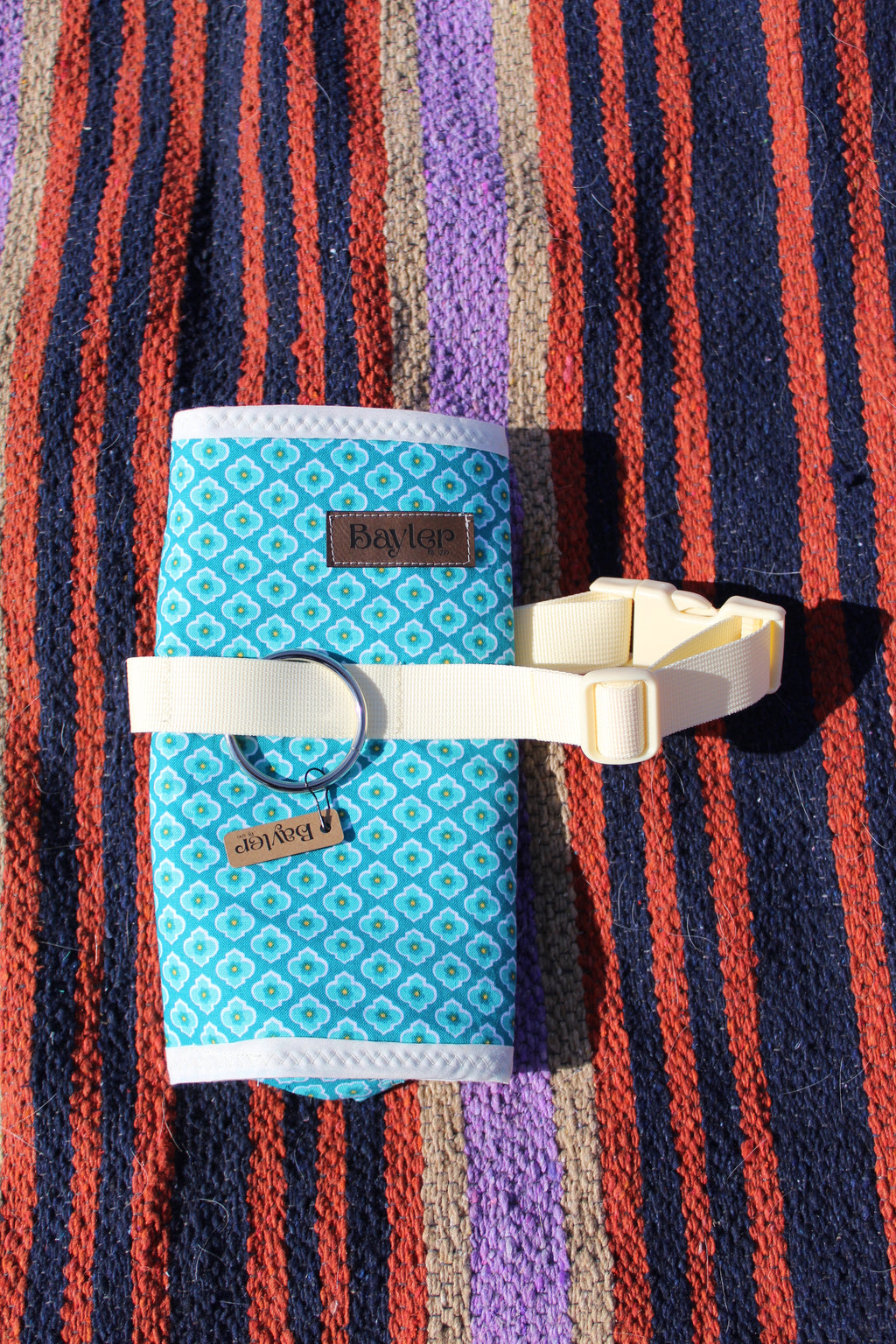 Turquoise Rain Saddle Water Bottle Holder