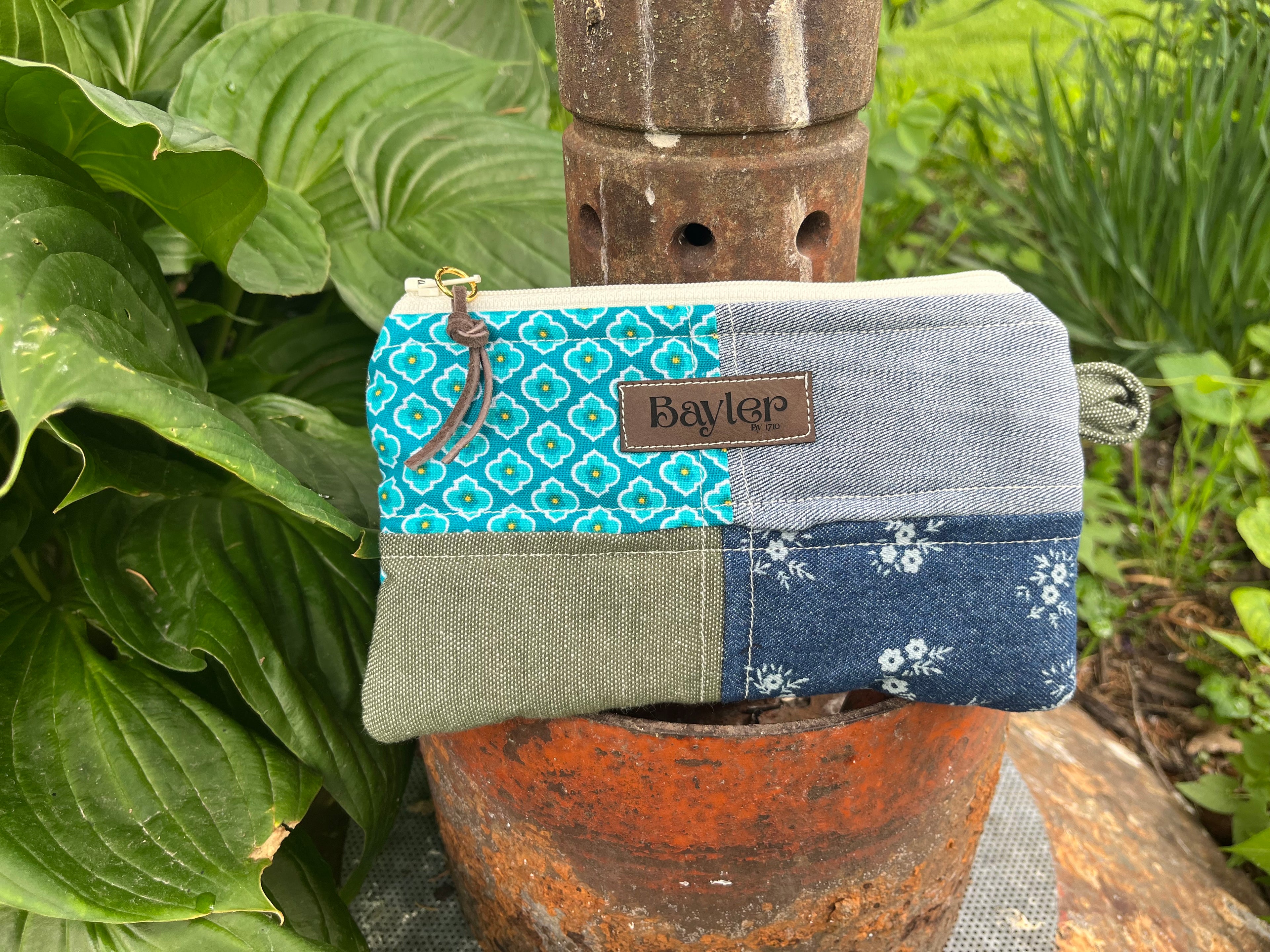 Western Blues Mini Flat Zip