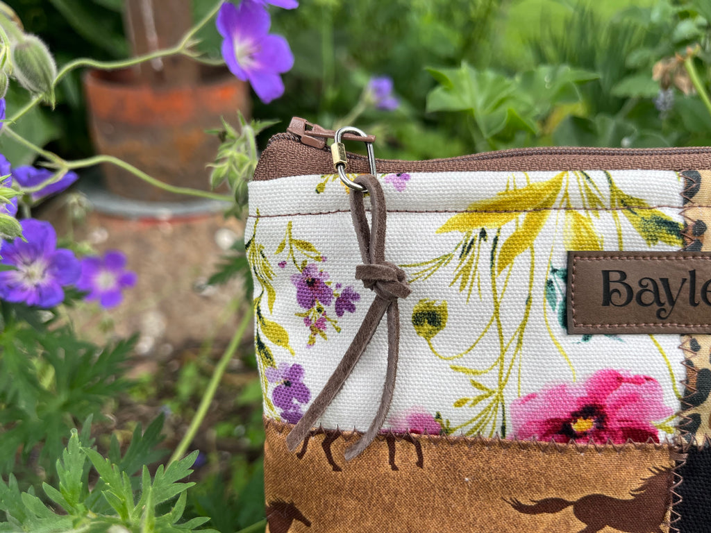 Cowboy Bling Mini Flat Zip