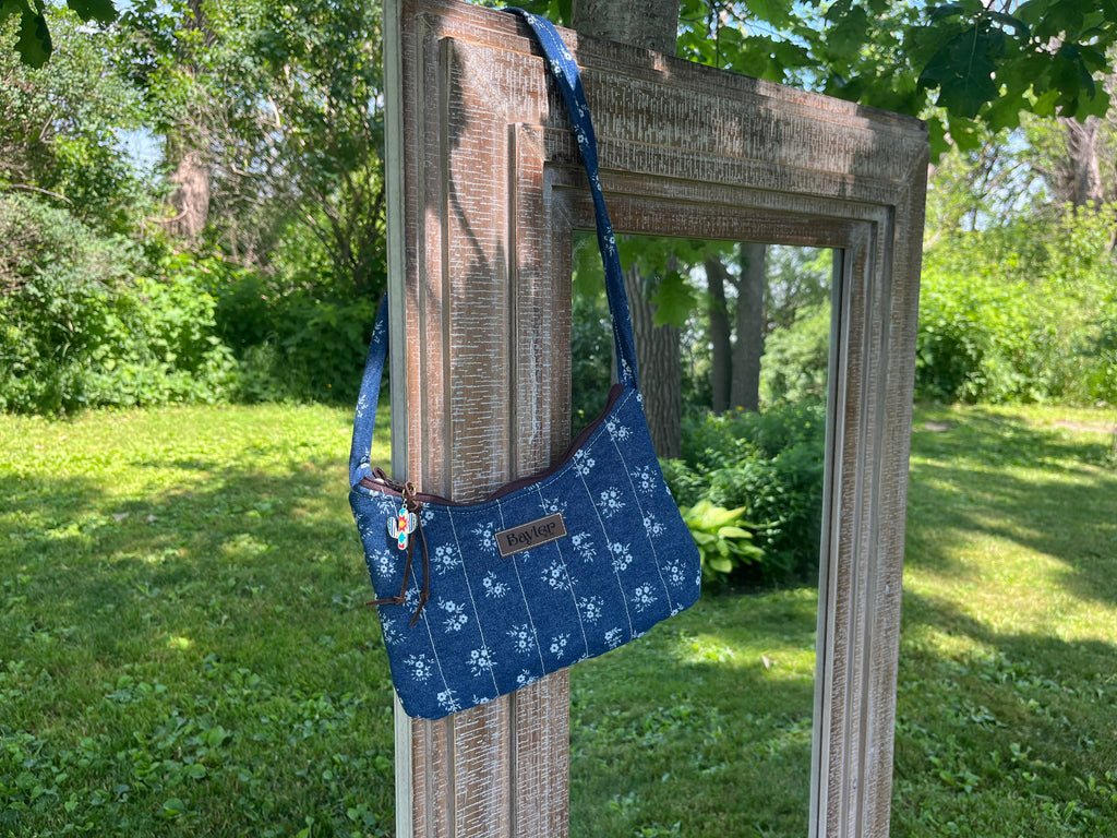 Denim Flower Purse